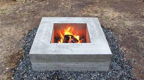 Build A Classic Concrete Fire Pit With A Modern Look