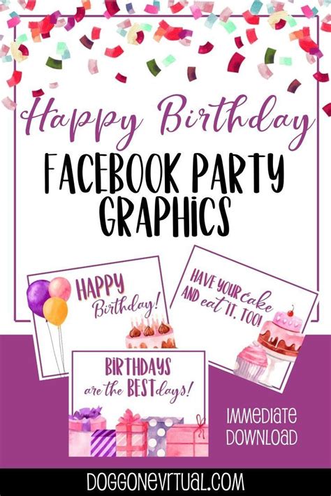 Birthday Facebook Party Graphics Facebook Party Graphics Facebook