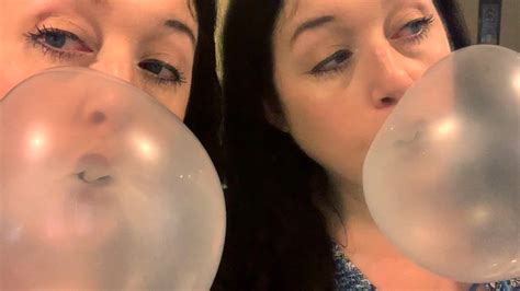 Blowing Bubblegum Bubbles Again With Ice Breakers Gum Youtube