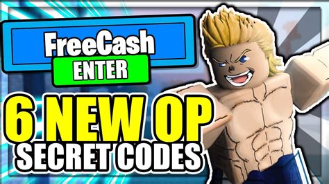 All 6 New Secret Op Codes Boku No Roblox Remastered Youtube