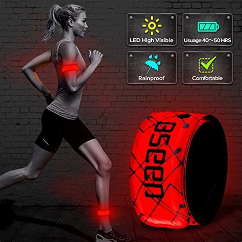 Led Shoe Clip Lights 2 Pack Reflective Safety Night Running Gear For