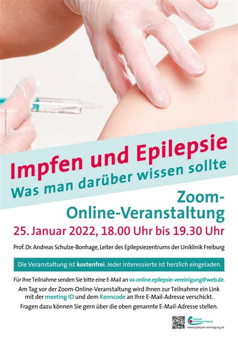 De Online Abend Zu Epilepsie Und Impfen Deutsche Epilepsievereinigung