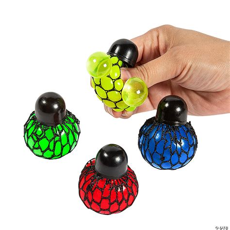 Glitter Mini Squeeze Balls 24 Pc Oriental Trading