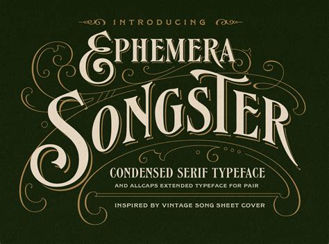 Efco Songster Font By Ilham Herry On Dribbble