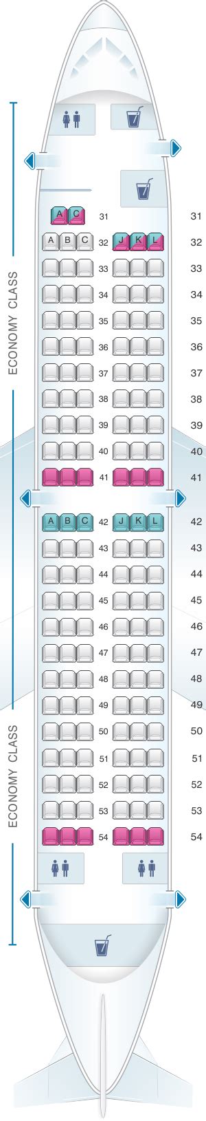 Plan De Cabine China Eastern Airlines Boeing B737 700 140pax