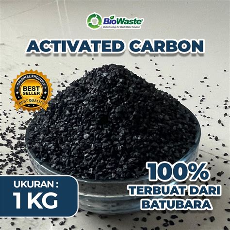 Jual Fishco Media Filter Karbon Aktif Batu Bara Active Carbon Granular