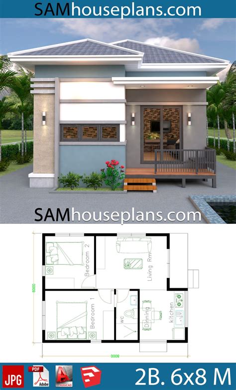 Modern Small Simple 2 Bedroom House Plans Img Weed