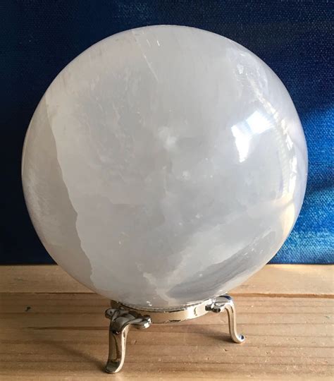 Selenite Sphere 100mm Healing Stone Healing Crystal Chakra Stone