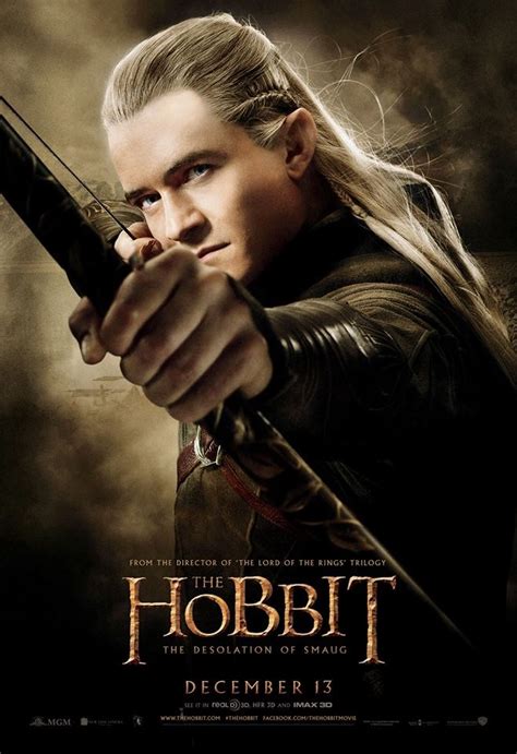 El Hobbit La Desolacion De Smaug Poster Legolas