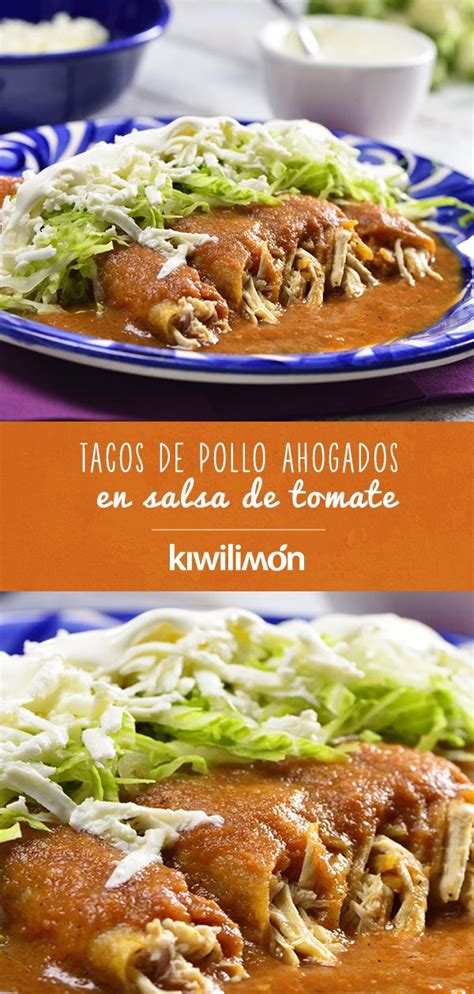 Tortillas integrales para tacos•filete de pechuga de pollo•aguacate•zumo de 1/2 lima•especias al gusto tipo mexicanas•cilantro•huevos•tomate. Tacos Ahogados de Pollo con Salsa Roja | Receta | Tacos de ...