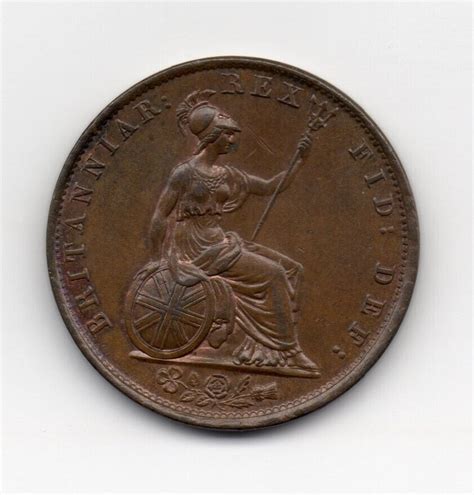 1834 Half Penny William Iv Ebay