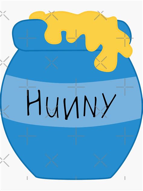Hunny Pot © Graphicloveshop Sticker For Sale By Graphicloveshop Redbubble