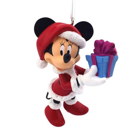 Hallmark Hallmark Disney Minnie Mouse As Santa Claus Christmas Ornament