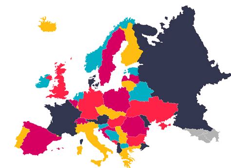 Mapa De Europa Con Nombres Y División Política En Pdf Gratis