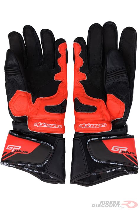 These are fairly stiff and take some breaking in. Alpinestars GP Plus R Gloves - Riders Discount