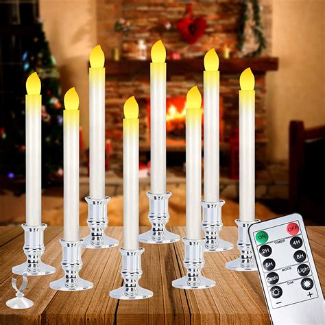 Christmas Window Candles Lights8 Pack Battery Operated