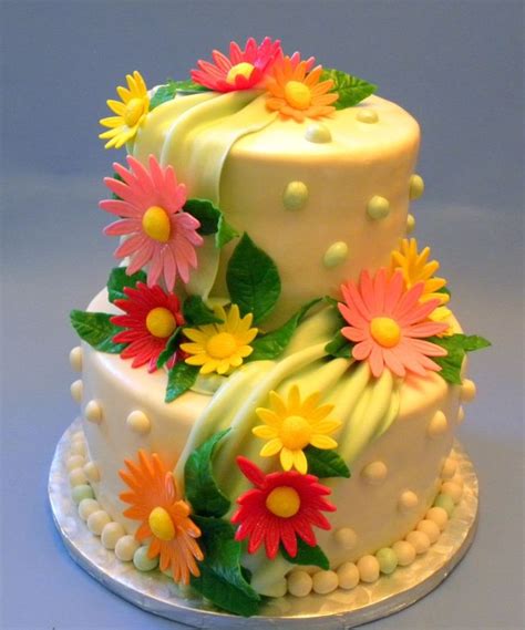 30 Pretty Picture Of Birthday Cake And Flowers Davemelillo Com