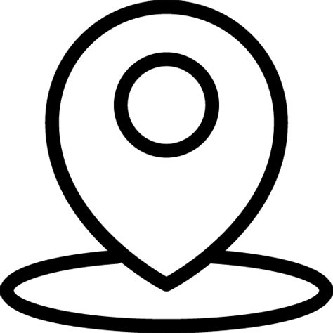 Circle Location Icon Png Black Images Amashusho Riset