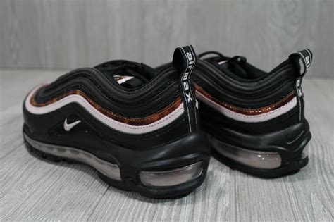 55 Nike Air Max 97 Womens Shoes Woodgrain Black Shoes Cu4751 001 6 75