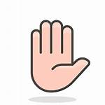 Hand Icon Raised Raise Emoji Vector Icons