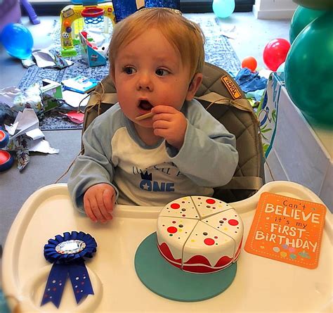 Happy 1st Birthday 🎂🎂🎂 My Grandson Seth Celebrating His Flickr