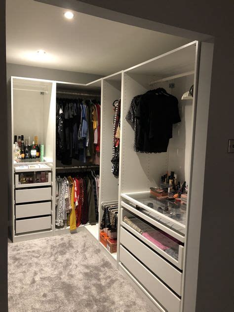 But in order to achieve the look i want, the middle one would have to be cut down… i briefly considered just building that center section from scratch, but. 57+ ideas for walk in closet ikea corner space | Walk in ...