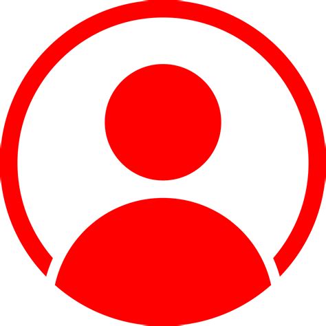 Contact Person Red Icon 8506404 Png