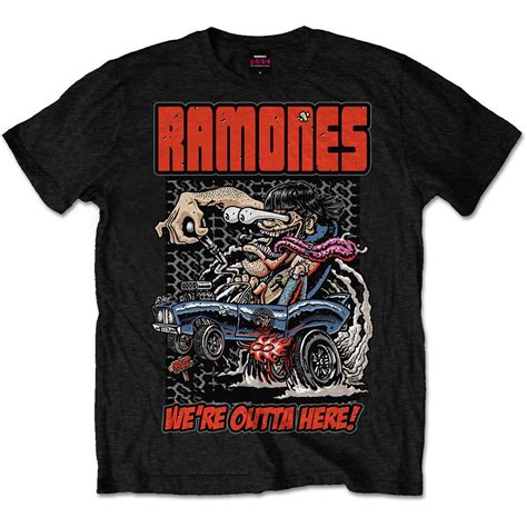 Ramones Outta Here Majica Glazbena Knjižara Rockmark