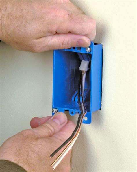 How To Install An Electrical Box In A Finished Wall