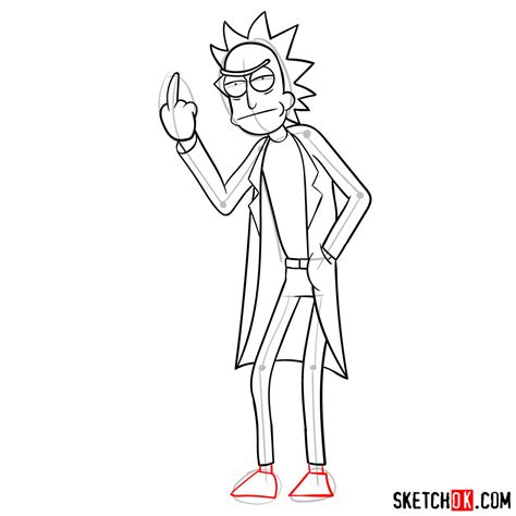 In this flame step by step guide, will_h2od teaches you how to draw hypebeast morty. How to draw Rick showing his middle finger - Step by step ...