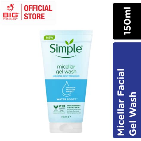 Simple Water Boost Micellar Facial Wash Gel 150ml Big Pharmacy