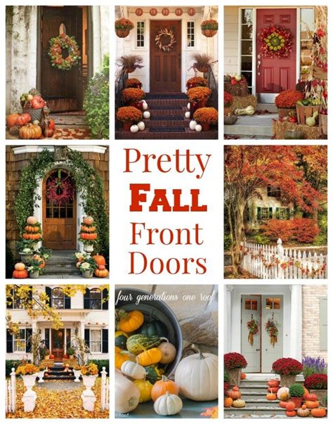 Gorgeous Front Door Fall Decorating Ideas Four