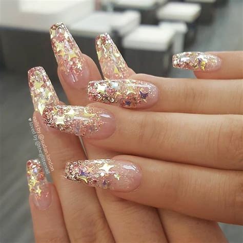 Theglitternail 🎀 Get Inspired On Instagram “ Rose Gold Glitter Ombre