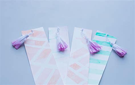 Diy Watercolor Bookmarks Craft Box Girls