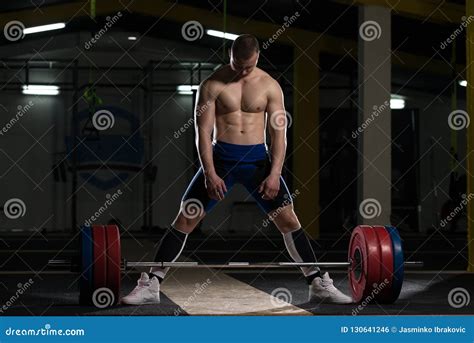 Powerlifter Man Deadlift Competition Stock Photo Image Of Caucasian