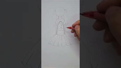 Drawing A Fashion Girl Chiroyli Qiz Rasmini Chizish Youtube