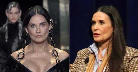 Demi moore runway plastic surgery - academynored