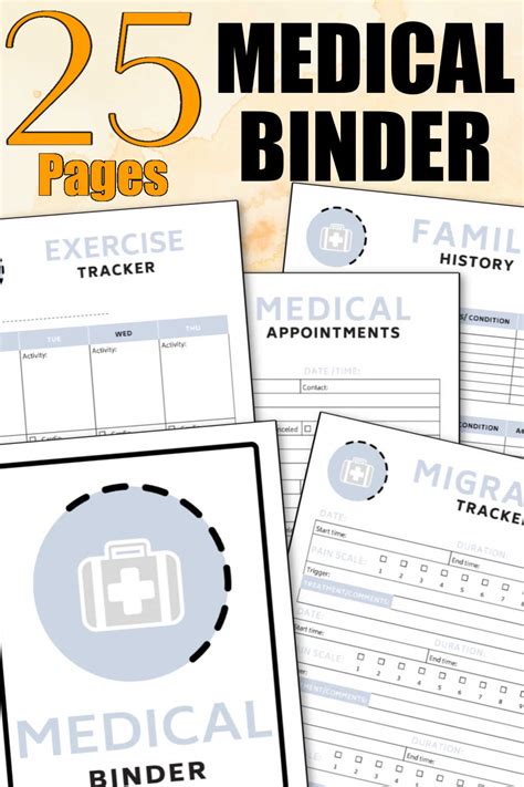 Free Printable Medical Binder Forms Free Printable Templates