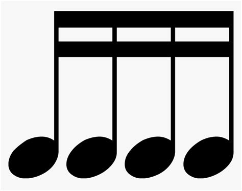 Transparent Eighth Note Clipart - Eighth Note Sixteenth ...