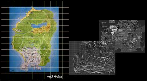 Rdr2 Map Compared To Gta V