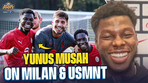 Yunus Musah On His Ac Milan Fast Start And The Morale In The Usmnt Camp