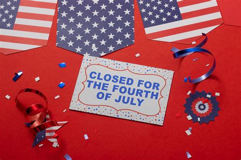 Printable Closed For 4th Of July Sign Template Set 1 Mom Envy