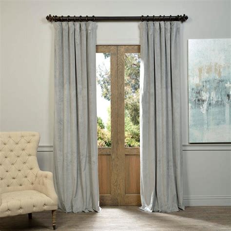 Shop ready made curtains at the warehouse. Exclusive Fabrics & Furnishings Blackout Signature Silver ...