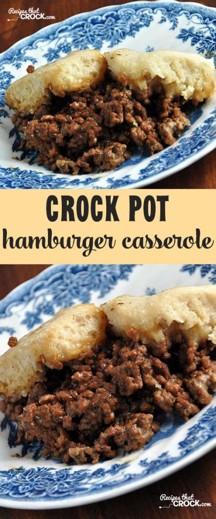 Get this list of aip hamburger recipes here. Crock Pot Hamburger Casserole - Recipes That Crock!