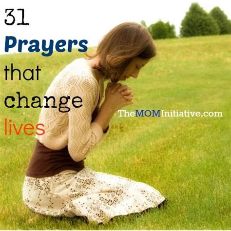 31 Prayers That Will Change Lives Includes Printables The Mom