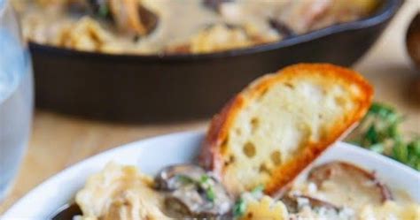 Creamy Asiago Chicken And Mushroom Tortellini Soup The Chunky Chef