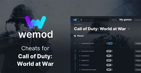 Call Of Duty World At War Cheats Trainers For PC WeMod