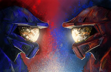 76 Red Vs Blue Wallpapers