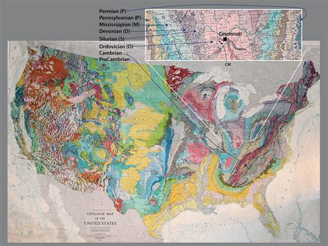 Geologic Map Of The Us Map