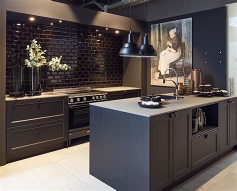 Zwarte Keuken Landelijke Stijl Keukens De Abdij Kitchen Room Design